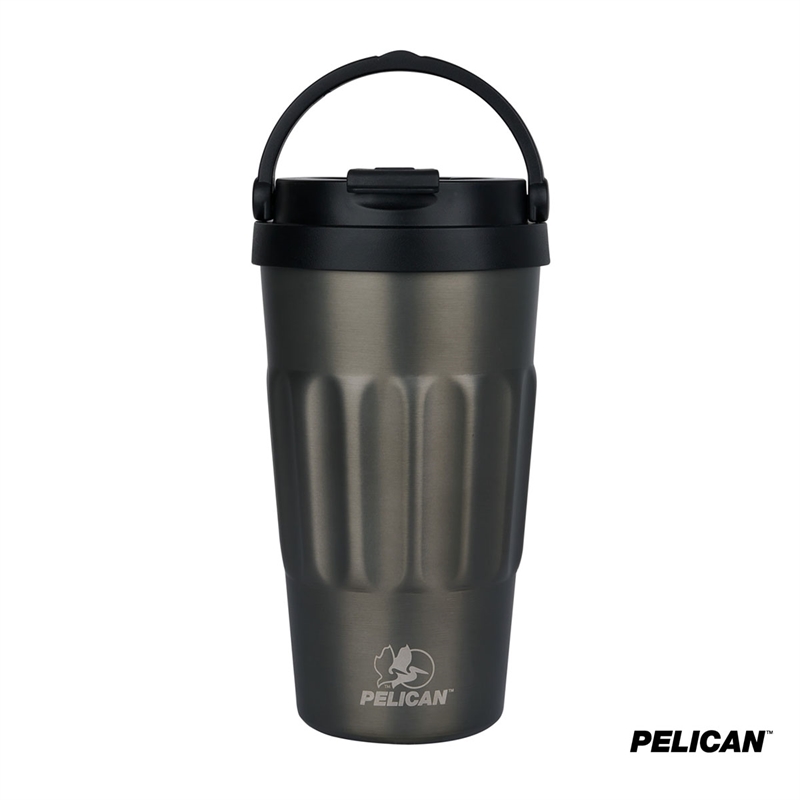 Pelican Dayventure™ 17 oz. Recycled Double Wall Stainless Steel Handle Lid Travel Tumbler 62